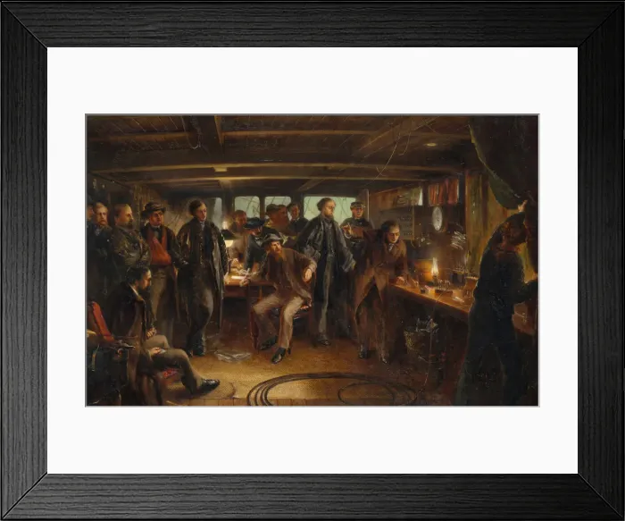 Framed Print : Awaiting the Reply, ca. 1866. Creator: Robert Charles Dudley Framed Print : Awaiting the Reply, ca. 1866. Creator: Robert Charles Dudley