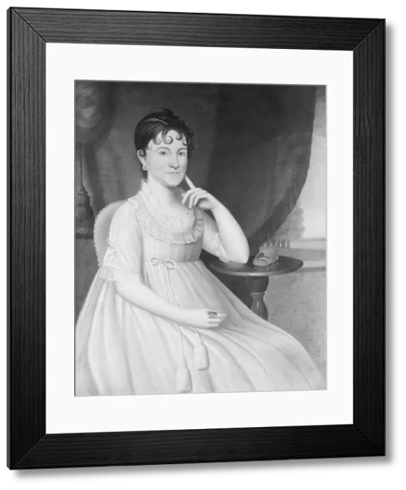 Framed Print : Mrs. Williams, 1837. Creator: Ralph EW Earl Framed Print : Mrs. Williams, 1837. Creator: Ralph EW Earl