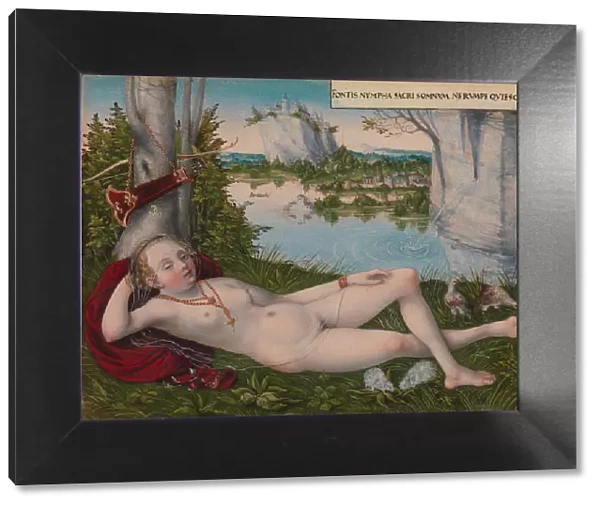 Nymph of the Spring, ca. 1545-50. Creator: Lucas Cranach the Younger