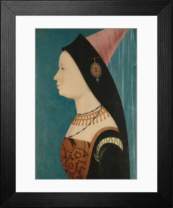 Framed Print : Mary of Burgundy, 1528. Creator: Master HA Framed Print : Mary of Burgundy, 1528. Creator: Master HA