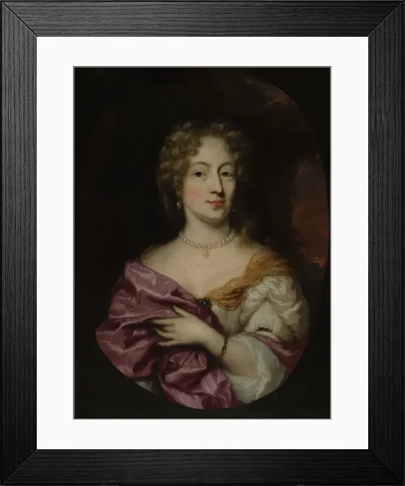 Framed Print : Ingena Rotterdam (died 1704), Betrothed of Admiral Jacob Binkes, 1676. Creator: Nicolaes Maes Framed Print : Ingena Rotterdam (died 1704), Betrothed of Admiral Jacob Binkes, 1676. Creator: Nicolaes Maes