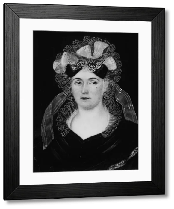 Framed Print : Self portrait, ca. 1830. Creator: Louisa Catherine Strobel Framed Print : Self portrait, ca. 1830. Creator: Louisa Catherine Strobel