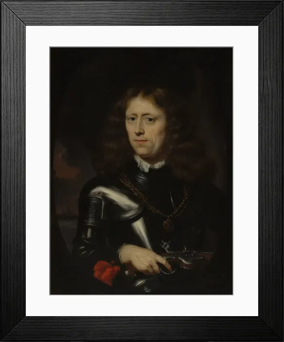 Framed Print : Admiral Jacob Binkes (born about 1640, died 1677). Creator: Nicolaes Maes Framed Print : Admiral Jacob Binkes (born about 1640, died 1677). Creator: Nicolaes Maes
