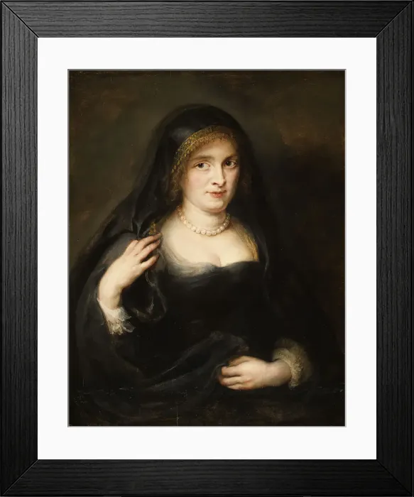 Framed Print : Portrait of a Woman, Probably Susanna Lunden (Susanna Fourment, 1599-1628), ca. 1625-27 Framed Print : Portrait of a Woman, Probably Susanna Lunden (Susanna Fourment, 1599-1628), ca. 1625-27