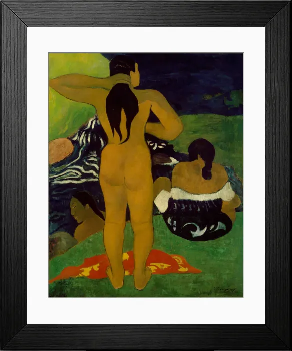 Framed Print : Tahitian Women Bathing, 1892. Creator: Paul Gauguin Framed Print : Tahitian Women Bathing, 1892. Creator: Paul Gauguin