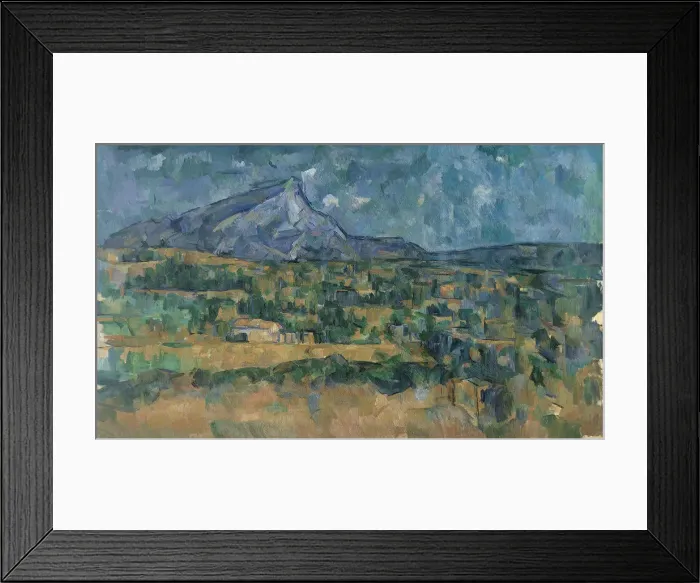 Framed Print : Mont Sainte-Victoire, ca. 1902-6. Creator: Paul Cezanne Framed Print : Mont Sainte-Victoire, ca. 1902-6. Creator: Paul Cezanne