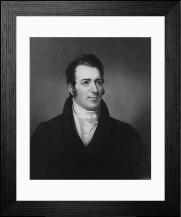 Framed Print : John Johnston, 1826-29. Creator: Rembrandt Peale Framed Print : John Johnston, 1826-29. Creator: Rembrandt Peale
