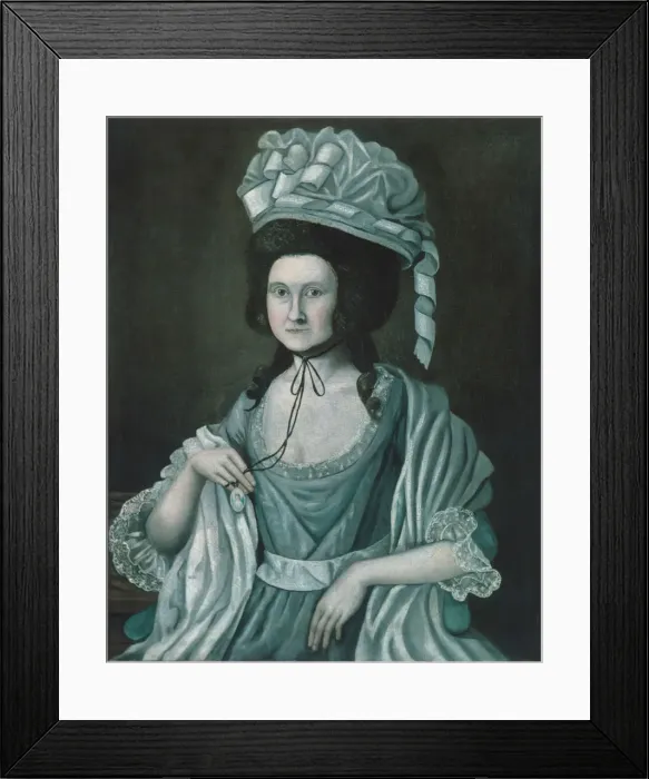 Framed Print : Sally Sanford Perit, 1790. Creator: Reuben Moulthrop Framed Print : Sally Sanford Perit, 1790. Creator: Reuben Moulthrop