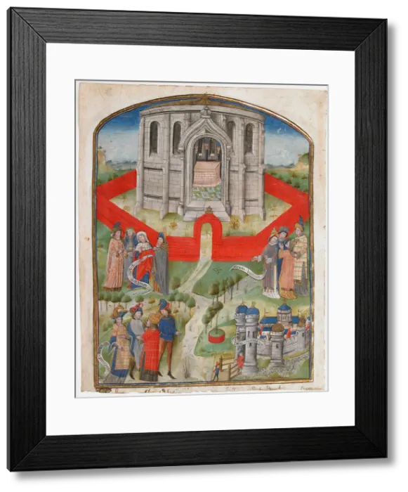 Framed Print : The Temple in Jerusalem, from the Postilla Litteralis (Literal Commentary) Framed Print : The Temple in Jerusalem, from the Postilla Litteralis (Literal Commentary)