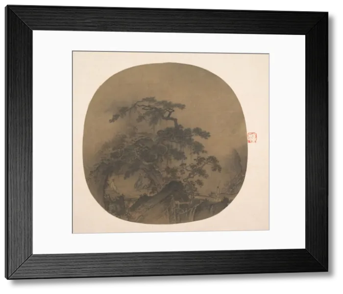 Framed Print : Conversation in a Cave, 13th century. Creator: After Ma Yuan (Chinese, active ca. 1190-1225) Framed Print : Conversation in a Cave, 13th century. Creator: After Ma Yuan (Chinese, active ca. 1190-1225)