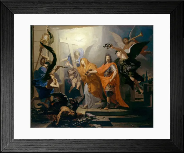 Framed Print : The Restoration of the Catholic Religion in Strasbourg, ca. 1681. Creator: Claude Guy Halle Framed Print : The Restoration of the Catholic Religion in Strasbourg, ca. 1681. Creator: Claude Guy Halle