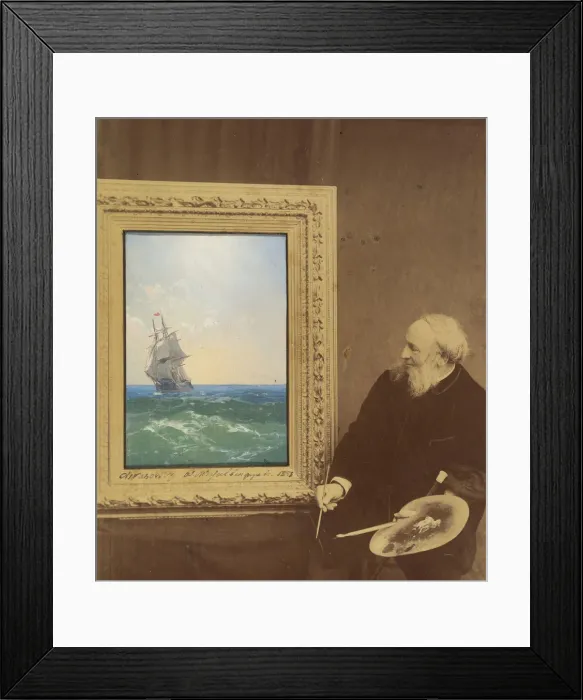 Framed Print : [Ivan Constantinovich Aivasovski], 1893. Creators: Babayeva Studio, Ivan Ayvazovsky
