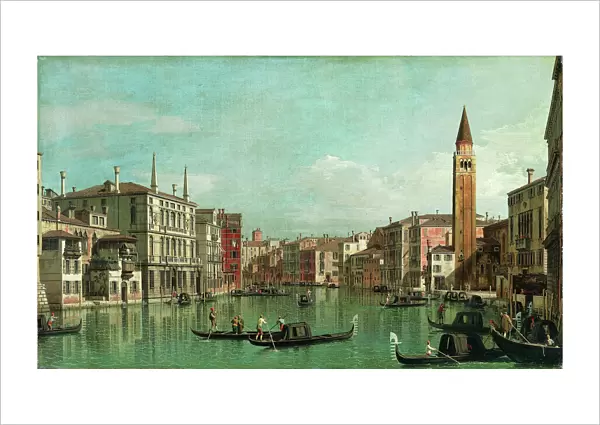 The Grand Canal, Venice, Looking Southeast, with the Campo della Carita to the Right, 1730s