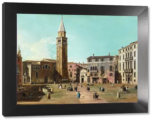 Campo Sant Angelo, Venice, 1730s. Creator: Canaletto