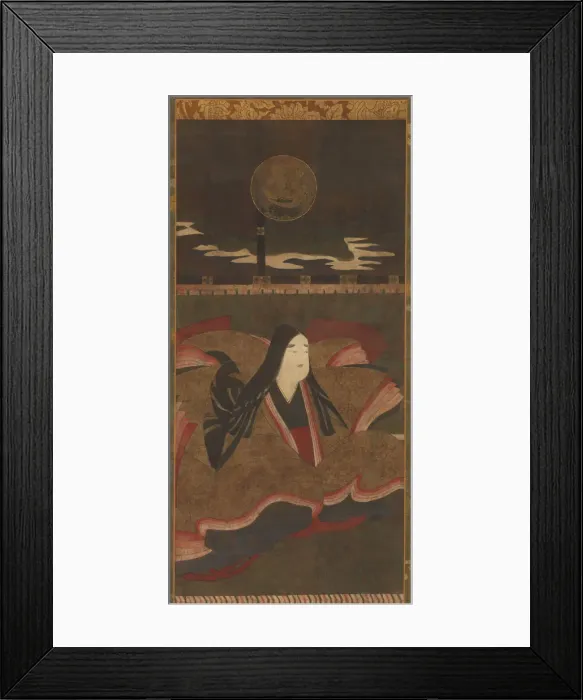 Framed Print : Niu Myojin, early 14th century. Creator: Unknown Framed Print : Niu Myojin, early 14th century. Creator: Unknown