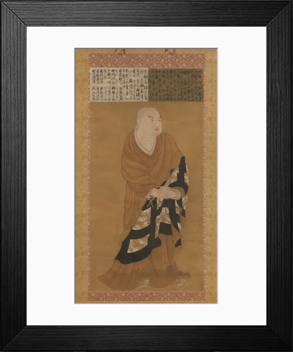 Framed Print : Portrait of Jion Daishi (Guiji), 14th century. Creator: Unknown Framed Print : Portrait of Jion Daishi (Guiji), 14th century. Creator: Unknown