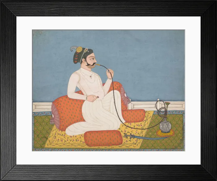 Framed Print : Portrait of Thakur Utham Ram, ca. 1760. Creator: Unknown Framed Print : Portrait of Thakur Utham Ram, ca. 1760. Creator: Unknown