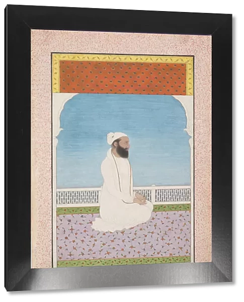 A Holy Man Seated on a Terrace, ca. 1850. Creator: Unknown