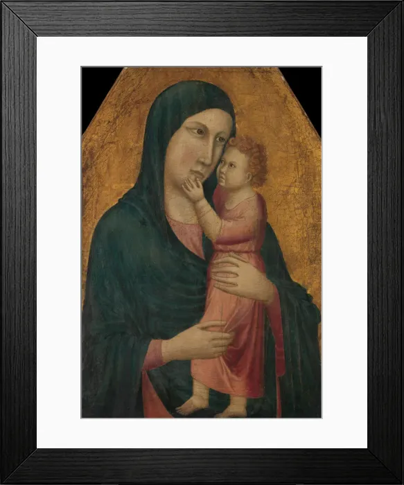 Framed Print : Madonna and Child. Creator: Italian (Florentine or Paduan) Painter (Cheyo da Firenze?) (ca Framed Print : Madonna and Child. Creator: Italian (Florentine or Paduan) Painter (Cheyo da Firenze?) (ca
