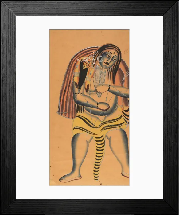 Framed Print : Shiva Carries the Corpse of Sati, ca. 1865-75. Creator: Unknown Framed Print : Shiva Carries the Corpse of Sati, ca. 1865-75. Creator: Unknown