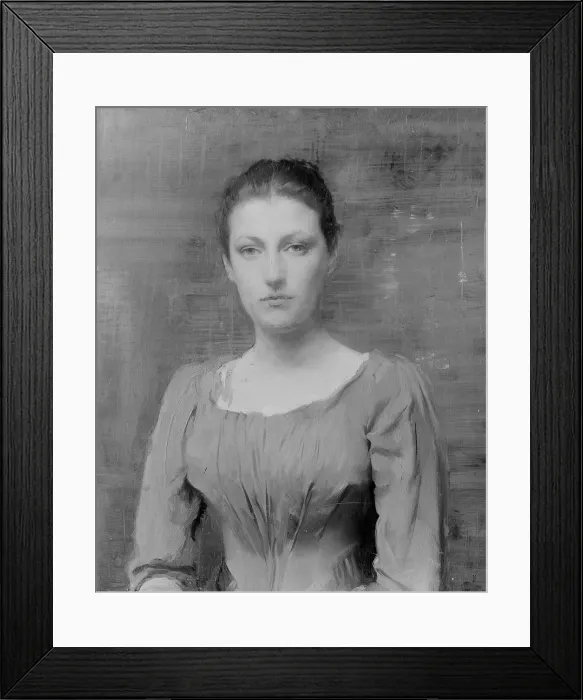 Framed Print : Mrs. Alfred Q. Collins, 1885-1903. Creator: Alfred Quinton Collins Framed Print : Mrs. Alfred Q. Collins, 1885-1903. Creator: Alfred Quinton Collins