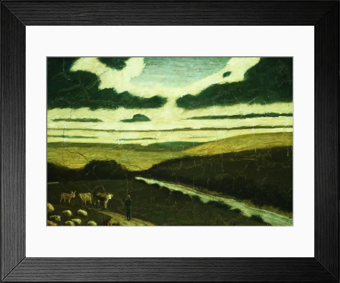 Framed Print : Landscape, 1897-98 (?). Creator: Albert Pinkham Ryder Framed Print : Landscape, 1897-98 (?). Creator: Albert Pinkham Ryder