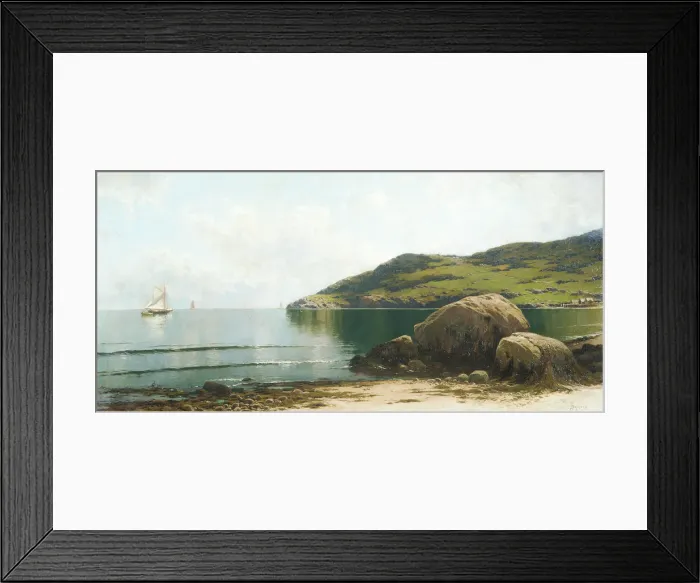 Framed Print : Marine Landscape, ca. 1895. Creator: Alfred Thompson Bricher Framed Print : Marine Landscape, ca. 1895. Creator: Alfred Thompson Bricher