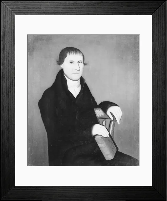 Framed Print : Philip Slade, 1818. Creator: Ammi Phillips Framed Print : Philip Slade, 1818. Creator: Ammi Phillips
