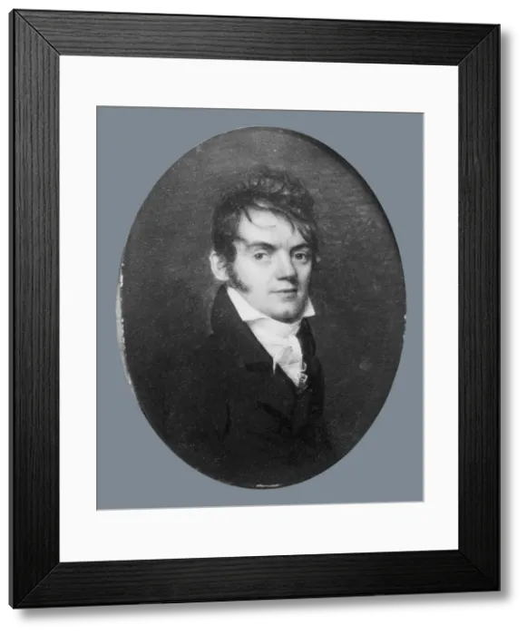Framed Print : J. W. Gale, ca. 1807. Creator: Anson Dickinson Framed Print : J. W. Gale, ca. 1807. Creator: Anson Dickinson