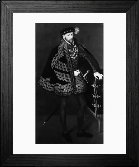 Framed Print : Portrait of a Man, Possibly Ottavio Farnese (1524-1586), Duke of Parma and Piacenza, 1563 Framed Print : Portrait of a Man, Possibly Ottavio Farnese (1524-1586), Duke of Parma and Piacenza, 1563