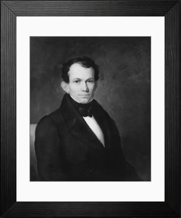 Framed Print : Jonathan Sturges, ca. 1840. Creator: Asher Brown Durand Framed Print : Jonathan Sturges, ca. 1840. Creator: Asher Brown Durand