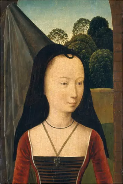 Young Woman with a Pink, ca. 1485-90. Creator: Hans Memling