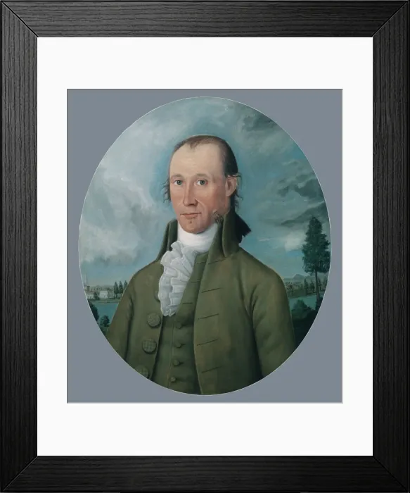 Framed Print : Jonathan Dwight, ca. 1790. Creator: Joseph Steward Framed Print : Jonathan Dwight, ca. 1790. Creator: Joseph Steward