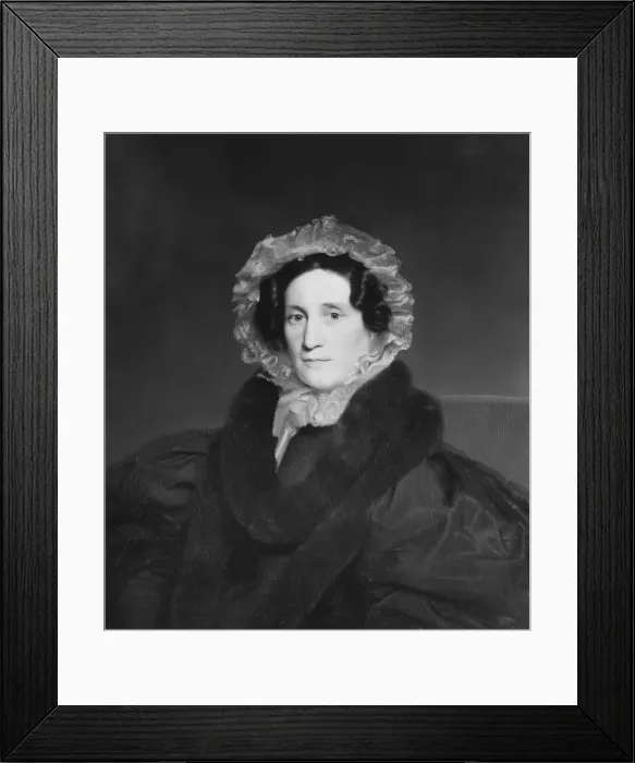 Framed Print : Mrs. Luman Reed, ca. 1835. Creator: Charles Cromwell Ingham Framed Print : Mrs. Luman Reed, ca. 1835. Creator: Charles Cromwell Ingham
