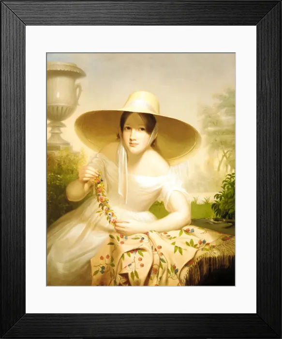 Framed Print : Spring, 1838. Creator: Cephas Giovanni Thompson Framed Print : Spring, 1838. Creator: Cephas Giovanni Thompson