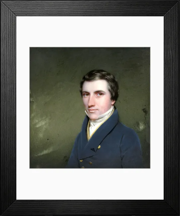 Framed Print : Benjamin Moore McVickar, ca. 1825. Creator: Charles Cromwell Ingham Framed Print : Benjamin Moore McVickar, ca. 1825. Creator: Charles Cromwell Ingham