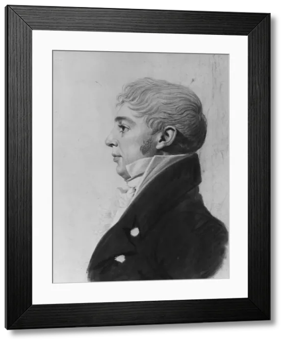 Framed Print : Alexander Rider (?), 1808-9. Creator: Charles Balthazar Julien Fevret de Saint-Memin Framed Print : Alexander Rider (?), 1808-9. Creator: Charles Balthazar Julien Fevret de Saint-Memin