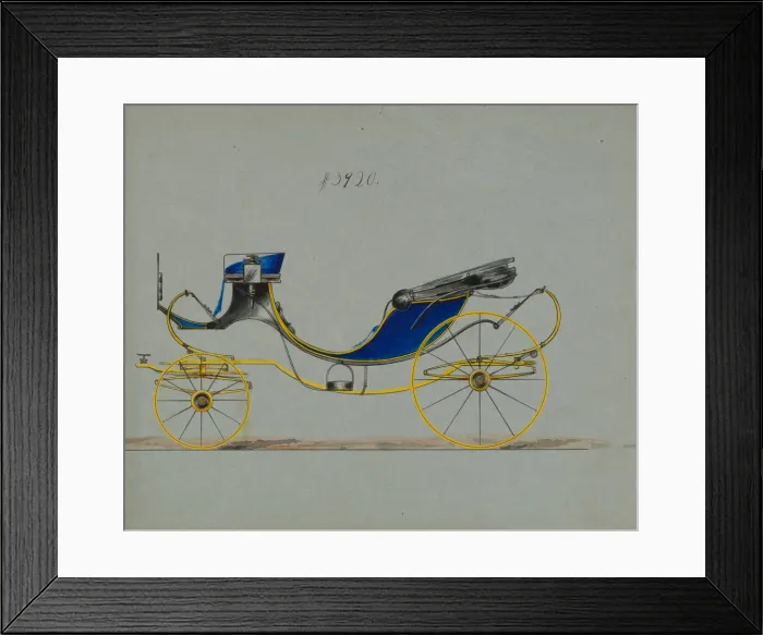 Framed Print : Design for 8 spring Victoria, no. 3920, 1884. Creator: Brewster & Co Framed Print : Design for 8 spring Victoria, no. 3920, 1884. Creator: Brewster & Co