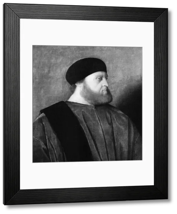 Framed Print : Portrait of a Venetian Senator, ca. 1525. Creator: Vincenzo Di Biagio Catena Framed Print : Portrait of a Venetian Senator, ca. 1525. Creator: Vincenzo Di Biagio Catena