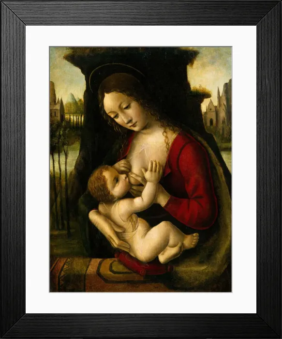 Framed Print : Madonna and Child. Creator: Bernardino de Conti