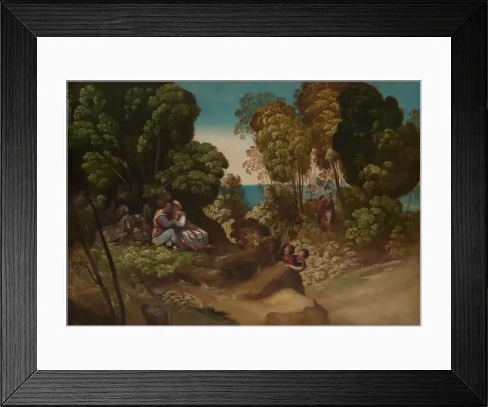 Framed Print : The Three Ages of Humans. Creator: Dosso Dossi Framed Print : The Three Ages of Humans. Creator: Dosso Dossi