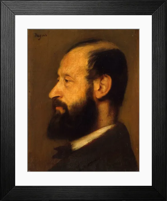 Framed Print : Joseph-Henri Altes (1826-1895), 1868. Creator: Edgar Degas Framed Print : Joseph-Henri Altes (1826-1895), 1868. Creator: Edgar Degas