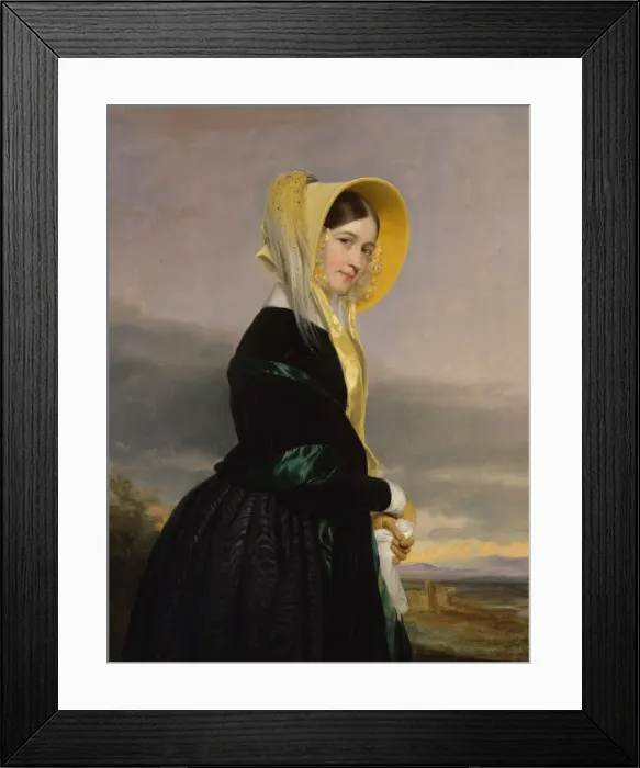 Framed Print : Euphemia White Van Rensselaer, 1842. Creator: George Peter Alexander Healy Framed Print : Euphemia White Van Rensselaer, 1842. Creator: George Peter Alexander Healy
