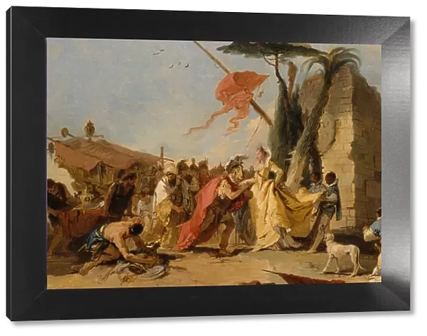 The Meeting of Antony and Cleopatra, ca. 1745-47. Creator: Giovanni Battista Tiepolo