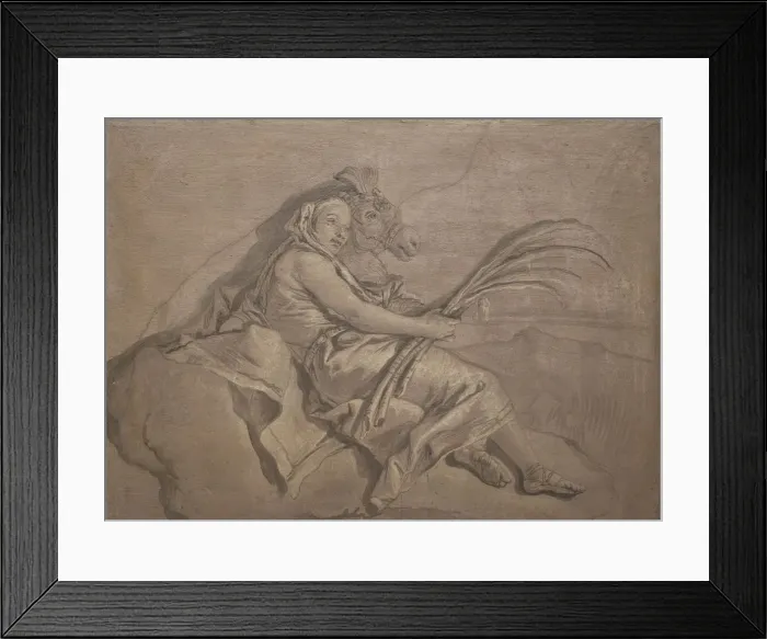 Framed Print : Asia. Creator: Giovanni Domenico Tiepolo Framed Print : Asia. Creator: Giovanni Domenico Tiepolo