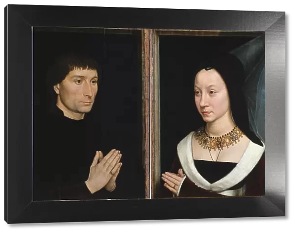 Tommaso di Folco Portinari (1428-1501); Maria Portinari... ca. 1470. Creator: Hans Memling