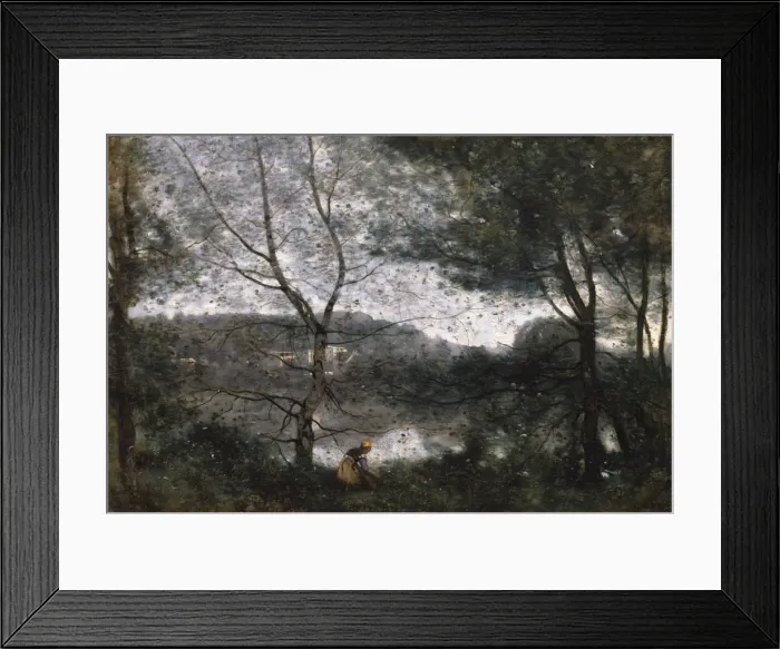 Framed Print : Ville-d Avray, 1870. Creator: Jean-Baptiste-Camille Corot Framed Print : Ville-d Avray, 1870. Creator: Jean-Baptiste-Camille Corot