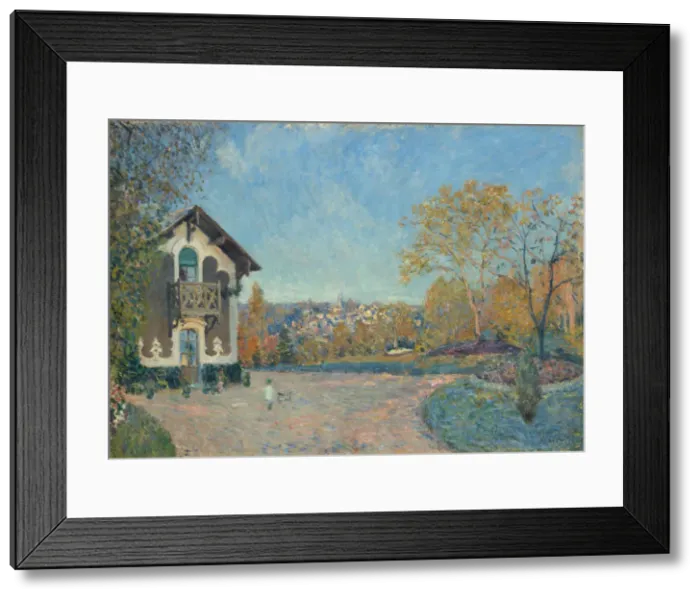 Framed Print : View of Marly-le-Roi from Coeur-Volant, 1876. Creator: Alfred Sisley Framed Print : View of Marly-le-Roi from Coeur-Volant, 1876. Creator: Alfred Sisley