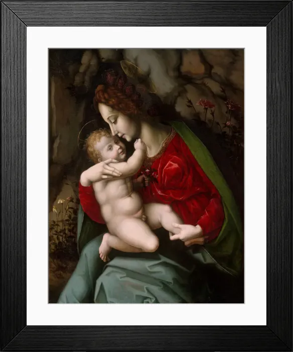 Framed Print : Madonna and Child, possibly early 1520s. Creator: Bacchiacca Framed Print : Madonna and Child, possibly early 1520s. Creator: Bacchiacca