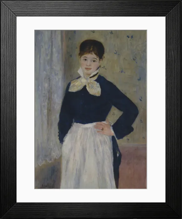 Framed Print : A Waitress at Duvals Restaurant, ca. 1875. Creator: Pierre-Auguste Renoir Framed Print : A Waitress at Duvals Restaurant, ca. 1875. Creator: Pierre-Auguste Renoir